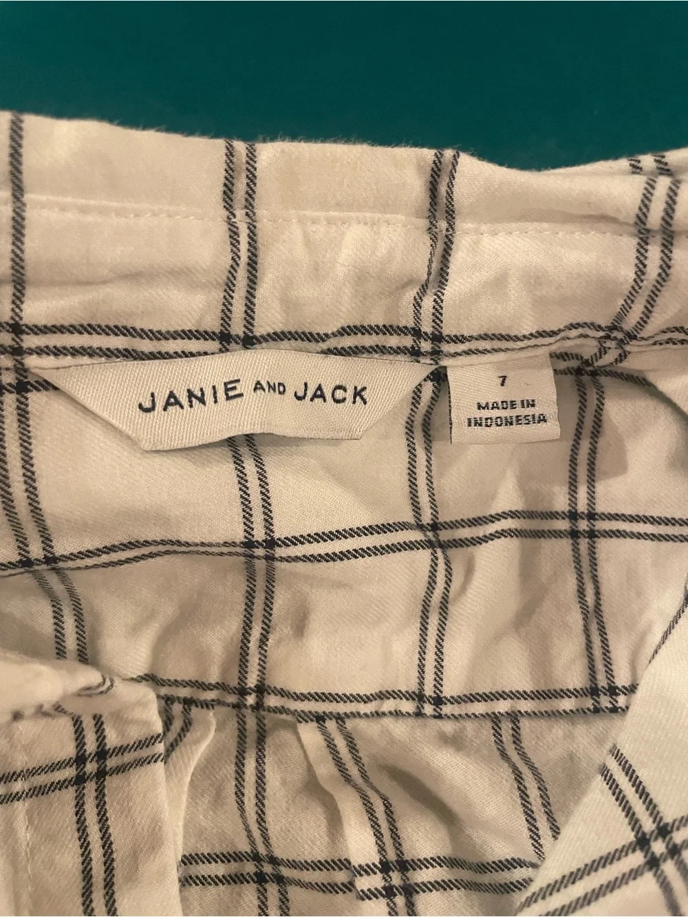 Janie and Jack lightweight button